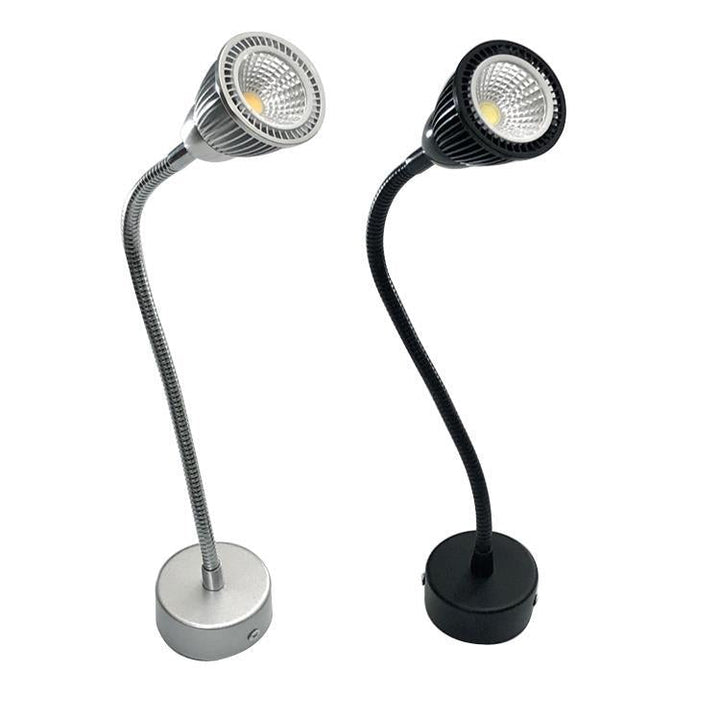 Contemporary Industrial Aluminum Gooseneck Cone LED Wall Sconce Lamp For Bedside Use