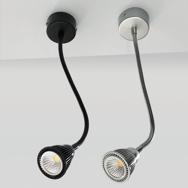 Contemporary Industrial Aluminum Gooseneck Cone LED Wall Sconce Lamp For Bedside Use