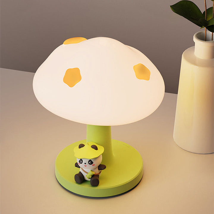 Contemporary Creative Kids Cloud Shape Silicone ABS PVC LED Table Lamp For Bedroom