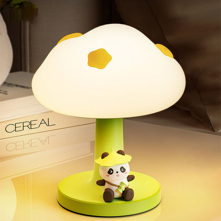 Contemporary Creative Kids Cloud Shape Silicone ABS PVC LED Table Lamp For Bedroom