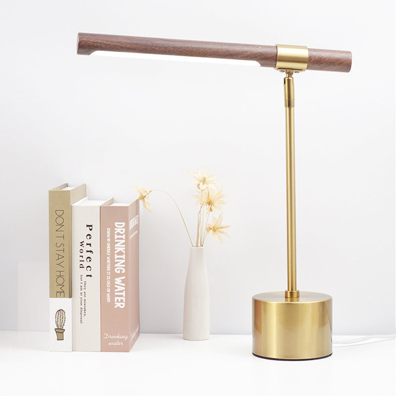 Modern Minimalist Iron Cylinder LED Table Lamp For Bedroom