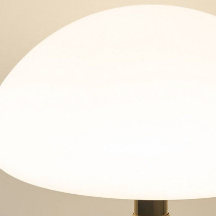 Modern Art Deco Ceramic &amp; Rotational Molding Mushroom-Shaped LED Table Lamp For Bedroom &amp; Living Room