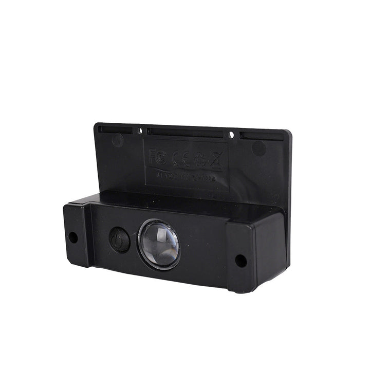 Modern Simplicity Solar Waterproof ABS Rectangular LED Wall Sconce Lamp For Garden And Outdoor Patio