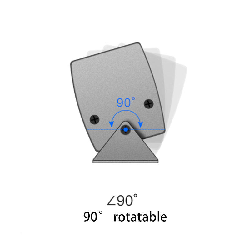 90° Rotatable Linear LED Flush Mount Ceiling Light - Adjustable Wall Washer Light For Home Office