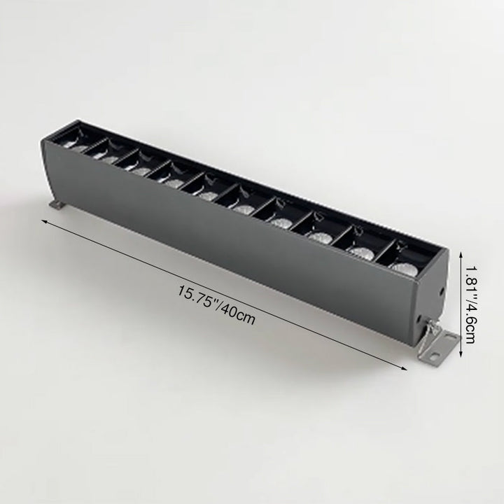 90° Rotatable Linear LED Flush Mount Ceiling Light - Adjustable Wall Washer Light For Home Office