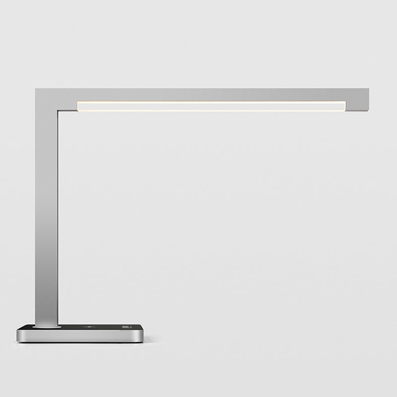 Aluminum LED Desk Lamp With Wireless Charger - Rotatable Eye-Protection Lamp For Study
