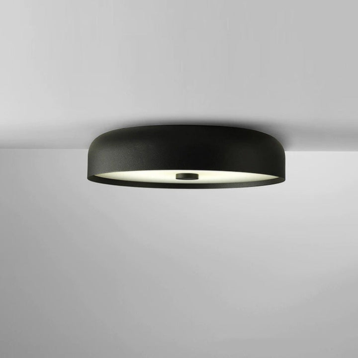 Contemporary Scandinavian Pie Shape Iron Acrylic LED Flush Mount Ceiling Light For Bedroom