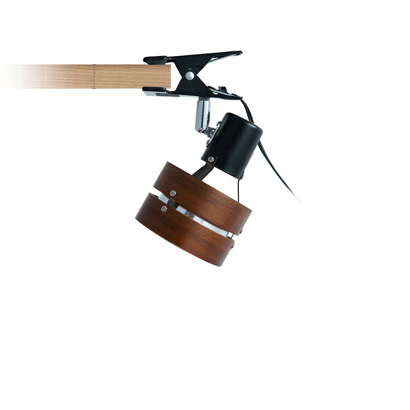 Traditional Japanese Wood, Iron &amp; Acrylic Table Lamp for Bedroom | Havora Designer Lighting