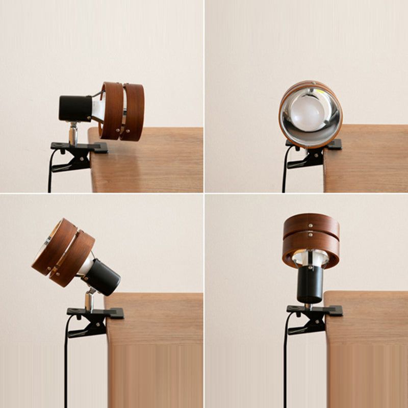 Traditional Japanese Wood, Iron &amp; Acrylic Table Lamp for Bedroom | Havora Designer Lighting
