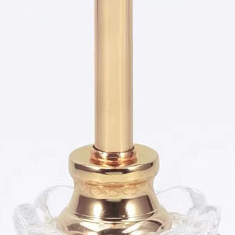 Modern Art Deco Pod Butterfly Hardware Glass Base Acrylic Shade LED Table Lamp For Bedroom