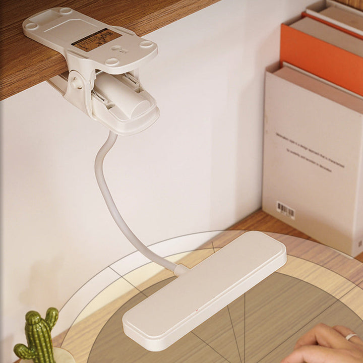 Modern Simplicity Clip Rectangle Hose ABS LED Table Lamp For Bedroom