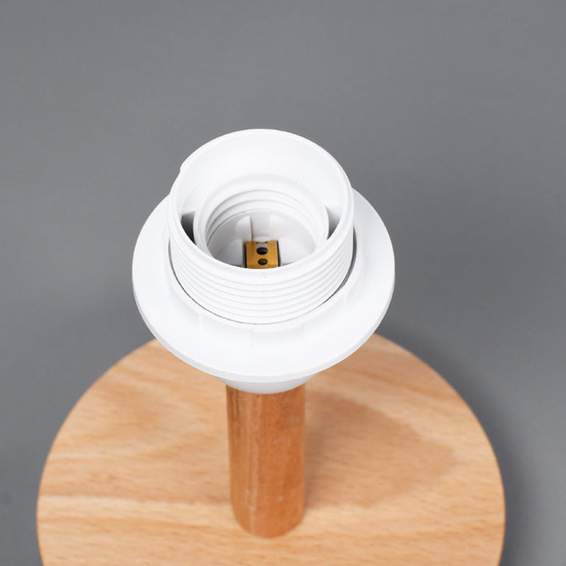 Traditional Japanese Wood &amp; Fabric Table Lamp for Living Room | Havora Designer Lighting