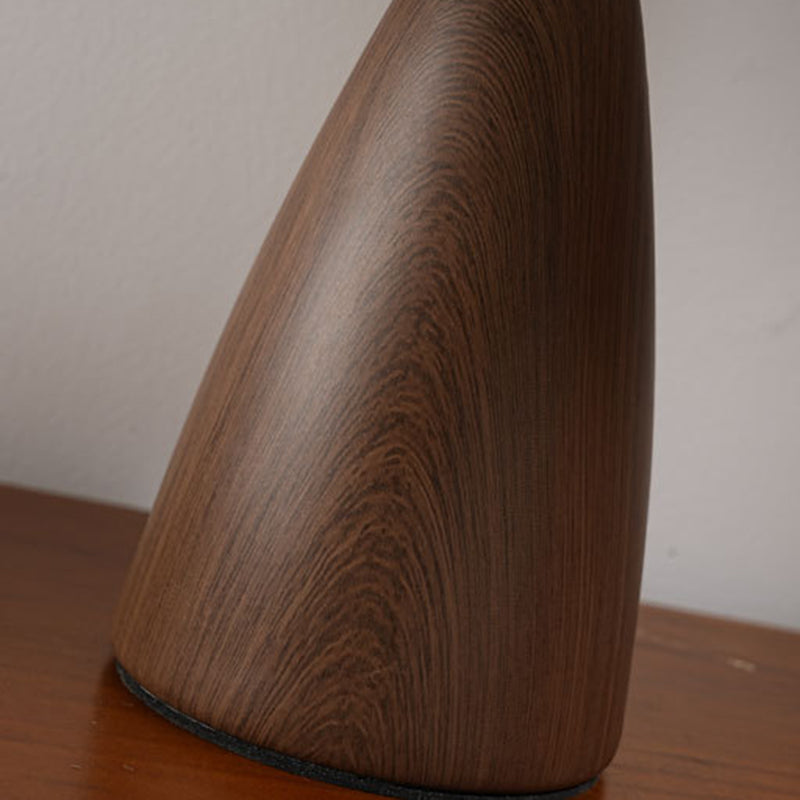 Traditional Vintage Ceramic Base Stretch Fabric Bud 1-Light Table Lamp For Bedroom