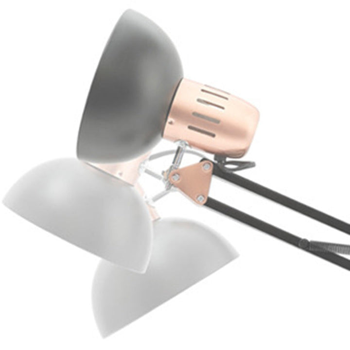 Modern Minimalist Foldable Rotatable Bowl Head Iron 1-Light Table Lamp For Study