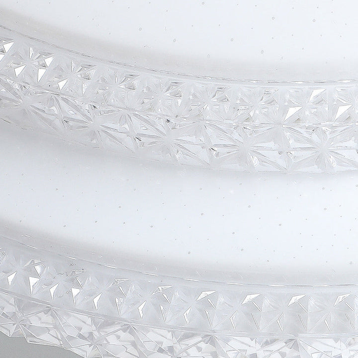 Modern Luxury Mounted Star Round Square Acrylic Iron LED Flush Mount Ceiling Light For Bedroom