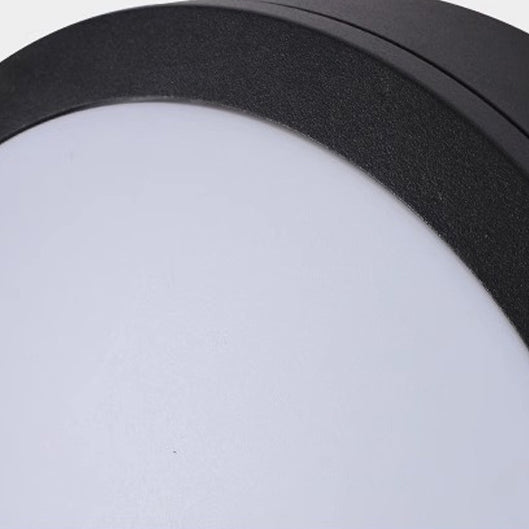 Modern Minimalist Waterproof Round Aluminum Acrylic LED Outdoor Flush Mount Ceiling Light For Garden