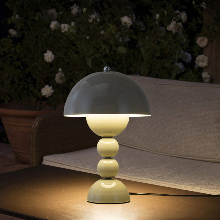 Contemporary Nordic Flower Bud Iron 1-Light Table Lamp For Bedroom