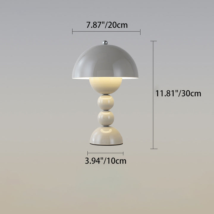 Contemporary Nordic Flower Bud Iron 1-Light Table Lamp For Bedroom