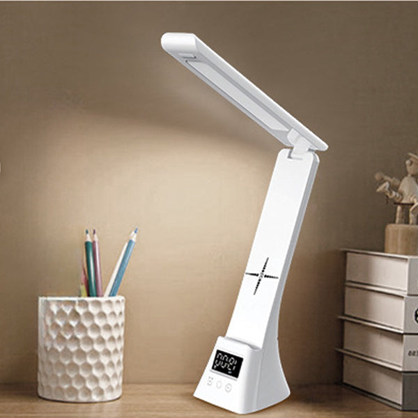Modern Minimalist Rectangle Trapezoid Foldable ABS PC LED Table Lamp For Bedroom