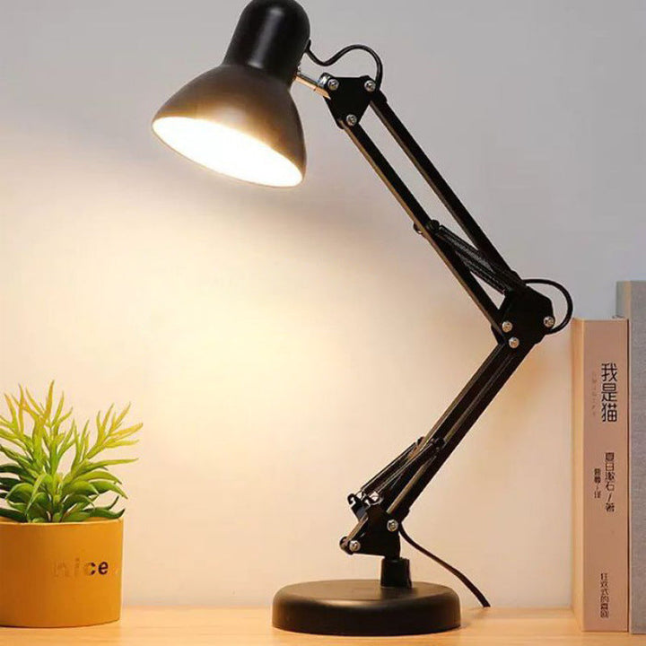 Iron &amp; Plastic Table Lamp, Contemporary Nordic Design for Bedroom | Havora Lighting