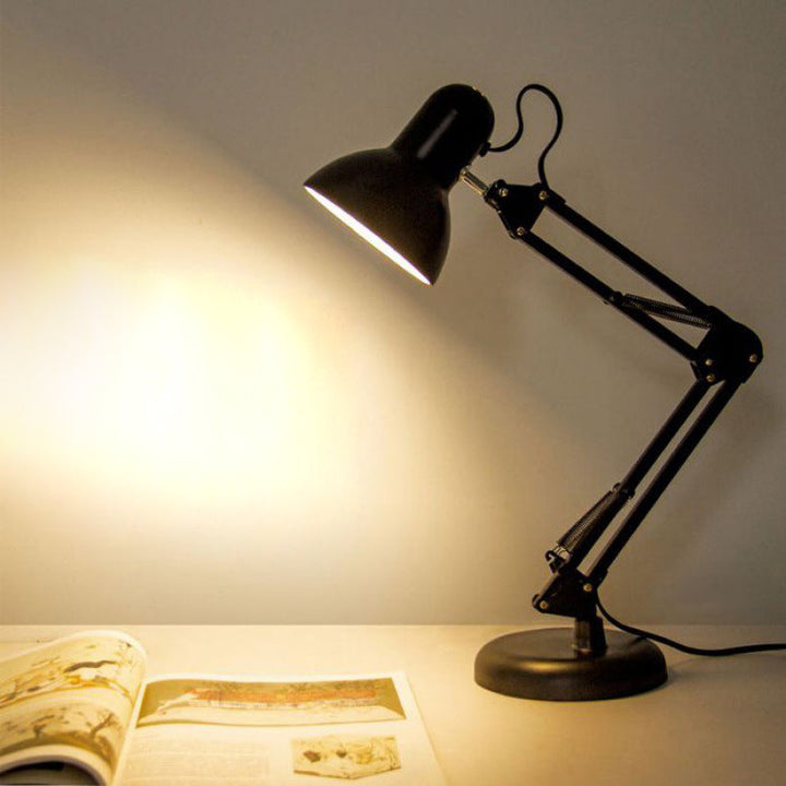 Iron &amp; Plastic Table Lamp, Contemporary Nordic Design for Bedroom | Havora Lighting