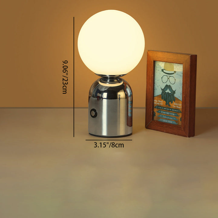 Scandinavian Table Lamp in Iron &amp; Acrylic — Bedroom Lighting | Havora
