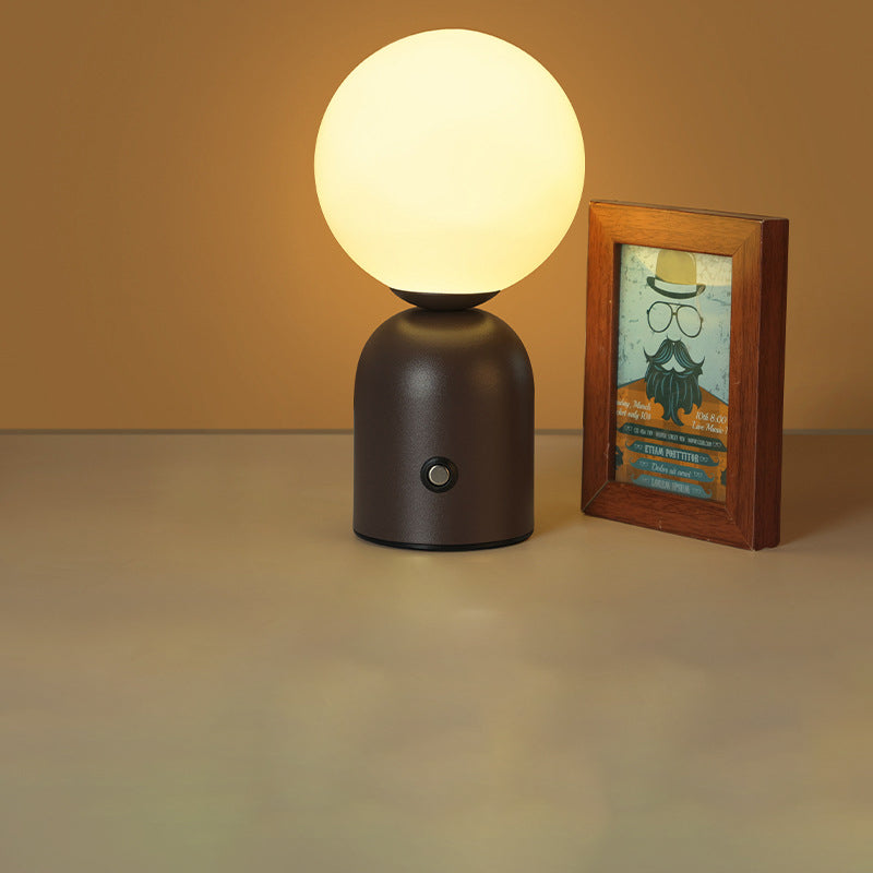 Scandinavian Table Lamp in Iron &amp; Acrylic — Bedroom Lighting | Havora