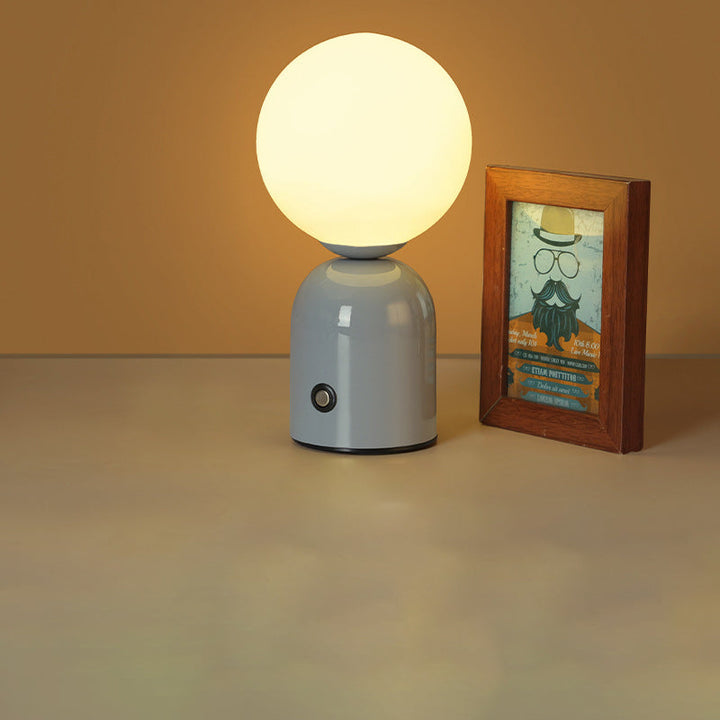 Scandinavian Table Lamp in Iron &amp; Acrylic — Bedroom Lighting | Havora
