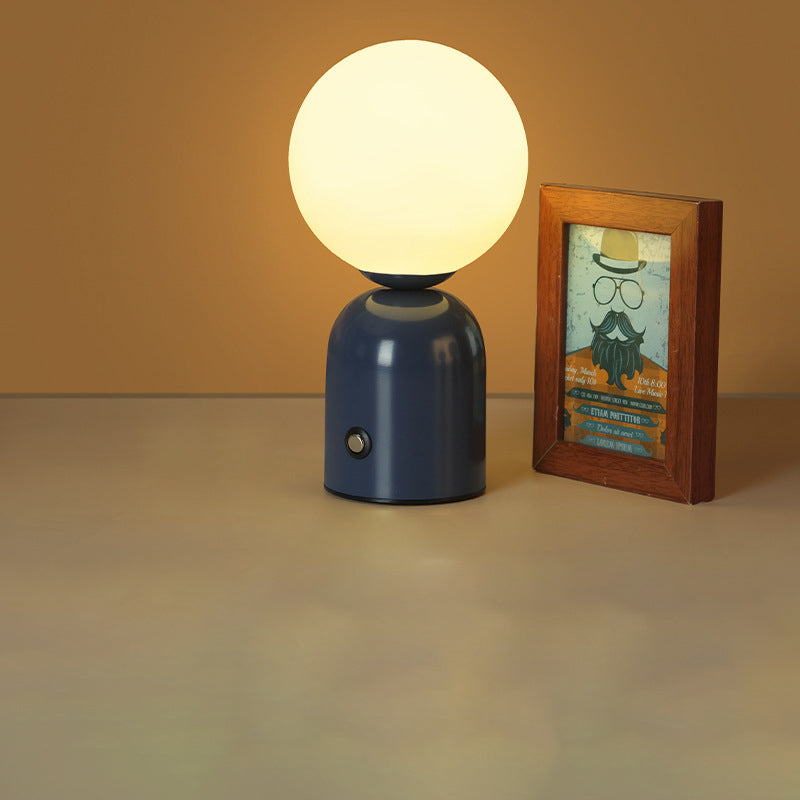 Scandinavian Table Lamp in Iron &amp; Acrylic — Bedroom Lighting | Havora