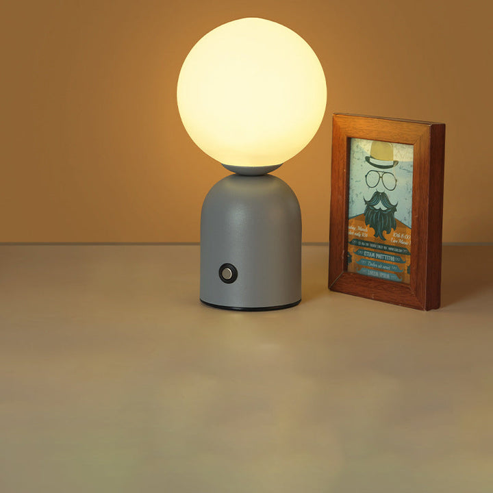 Scandinavian Table Lamp in Iron &amp; Acrylic — Bedroom Lighting | Havora