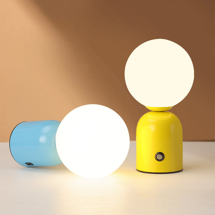 Scandinavian Table Lamp in Iron &amp; Acrylic — Bedroom Lighting | Havora