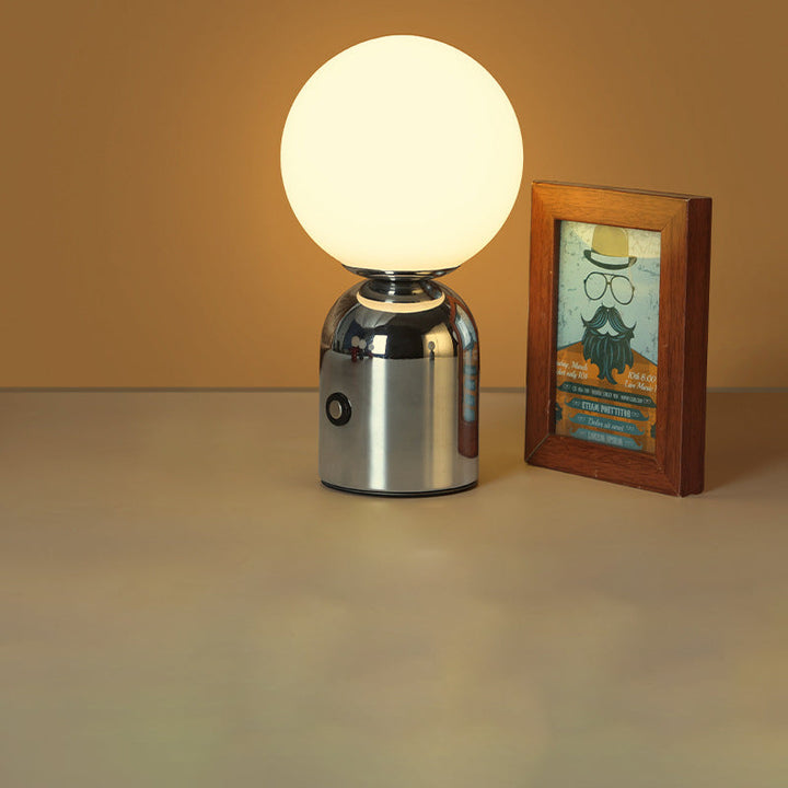 Scandinavian Table Lamp in Iron &amp; Acrylic — Bedroom Lighting | Havora