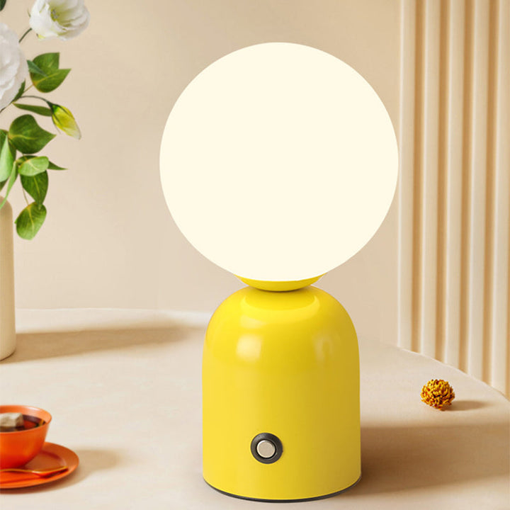 Scandinavian Table Lamp in Iron &amp; Acrylic — Bedroom Lighting | Havora