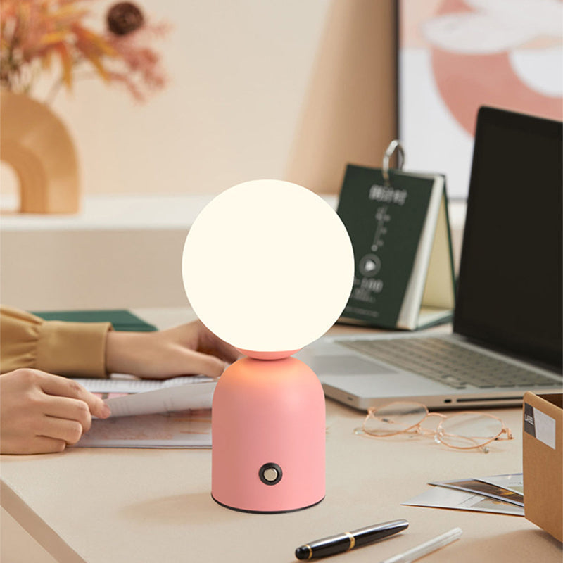 Scandinavian Table Lamp in Iron &amp; Acrylic — Bedroom Lighting | Havora
