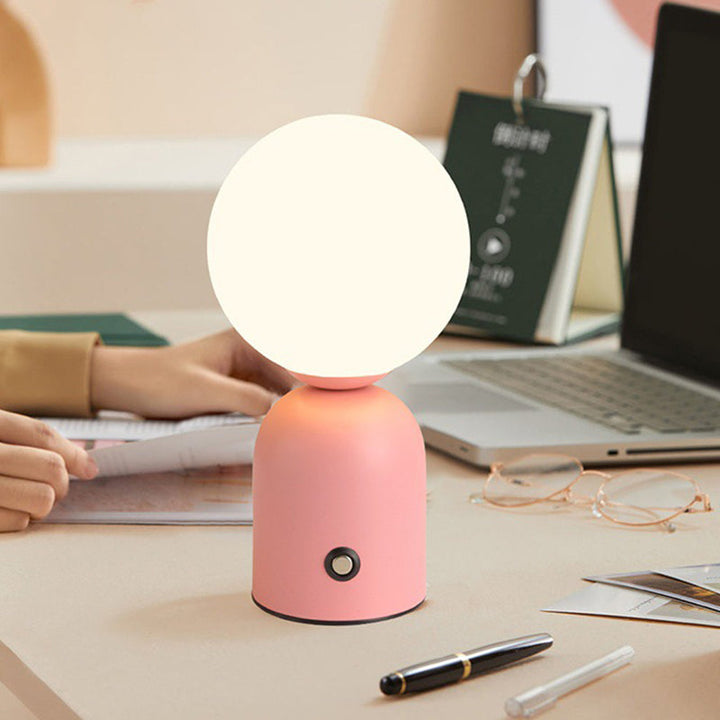 Scandinavian Table Lamp in Iron &amp; Acrylic — Bedroom Lighting | Havora