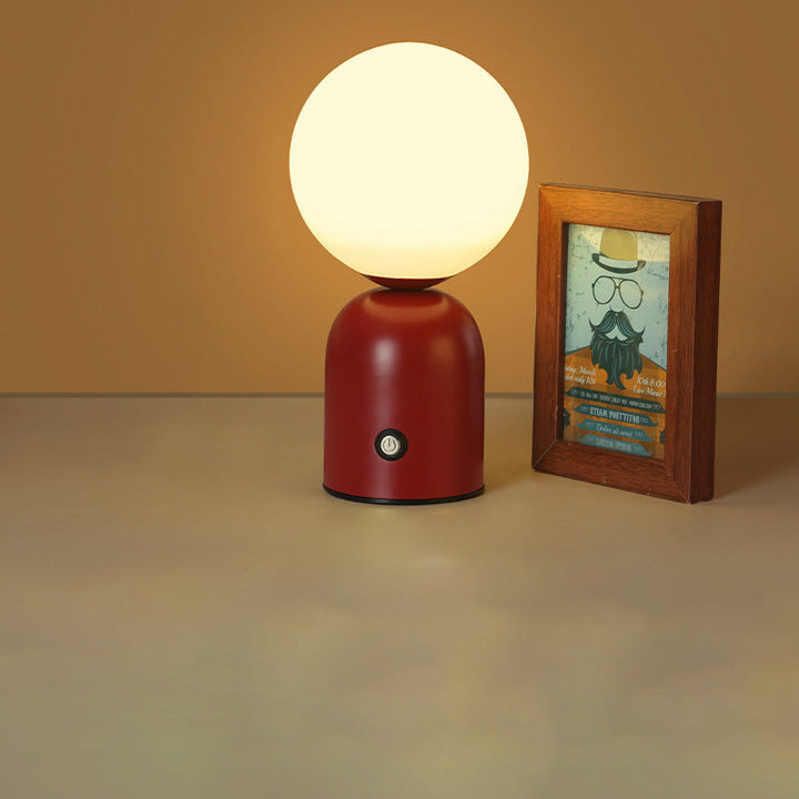 Scandinavian Table Lamp in Iron &amp; Acrylic — Bedroom Lighting | Havora