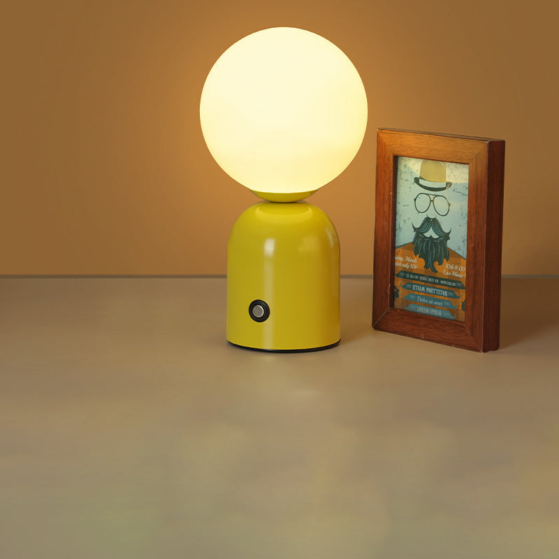 Scandinavian Table Lamp in Iron &amp; Acrylic — Bedroom Lighting | Havora