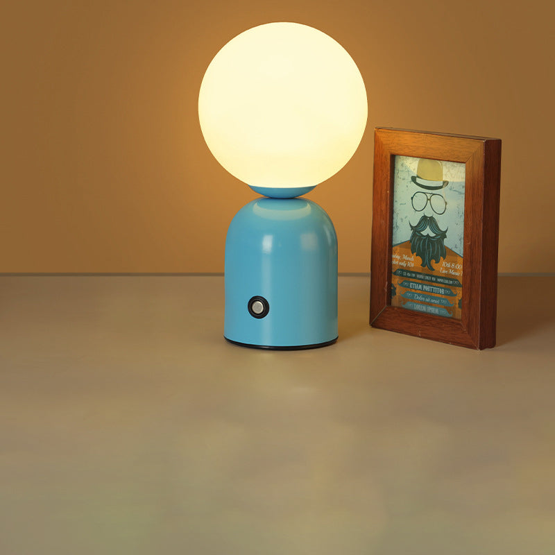Scandinavian Table Lamp in Iron &amp; Acrylic — Bedroom Lighting | Havora