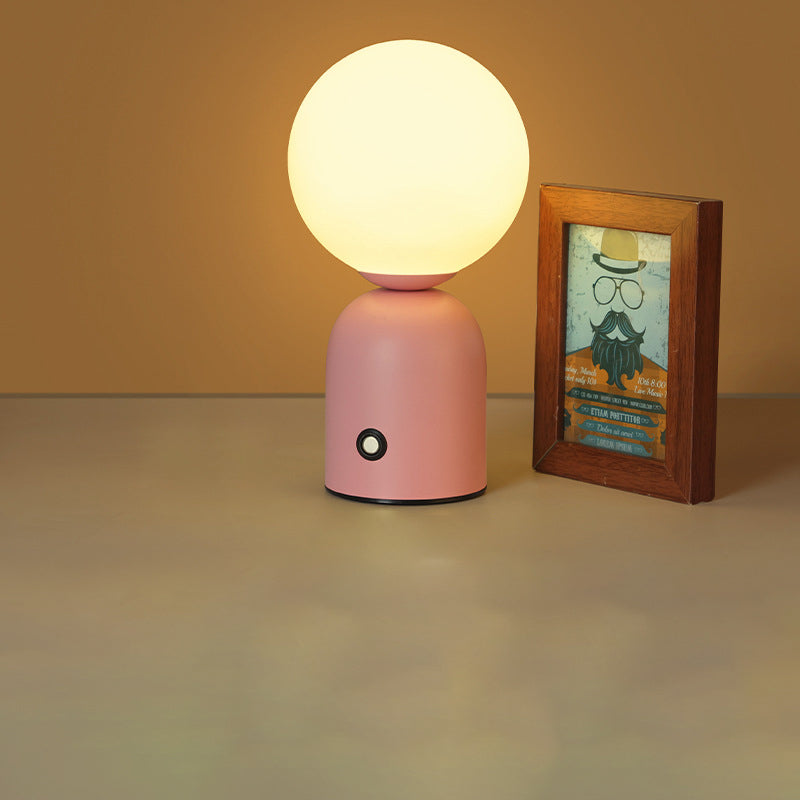 Scandinavian Table Lamp in Iron &amp; Acrylic — Bedroom Lighting | Havora