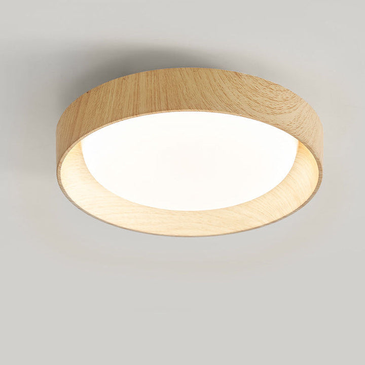 Modern Minimalist ABS PC Square Round LED Flush Mount Ceiling Light For Hallway