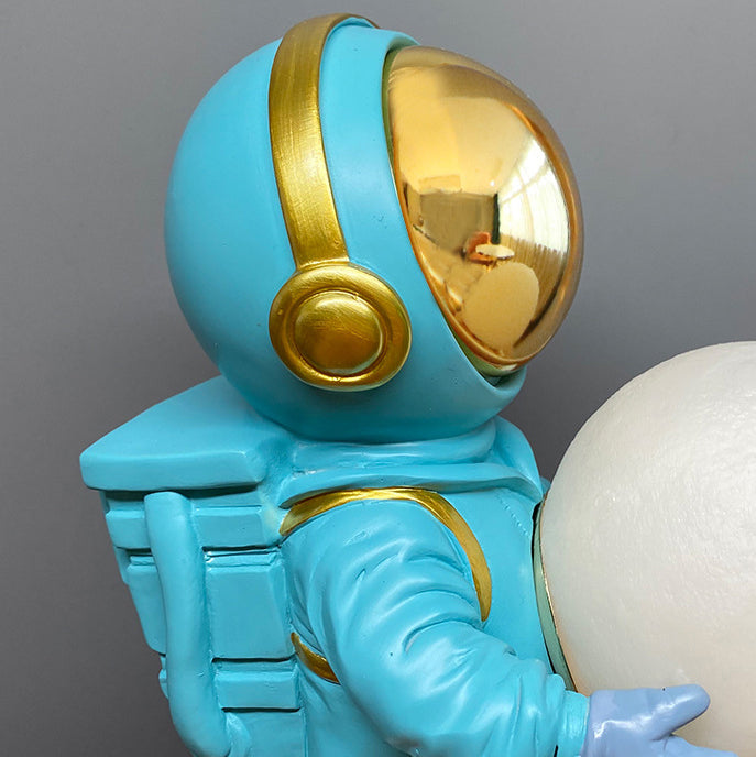 Contemporary Creative Astronaut PC Resin LED Table Lamp For Bedroom