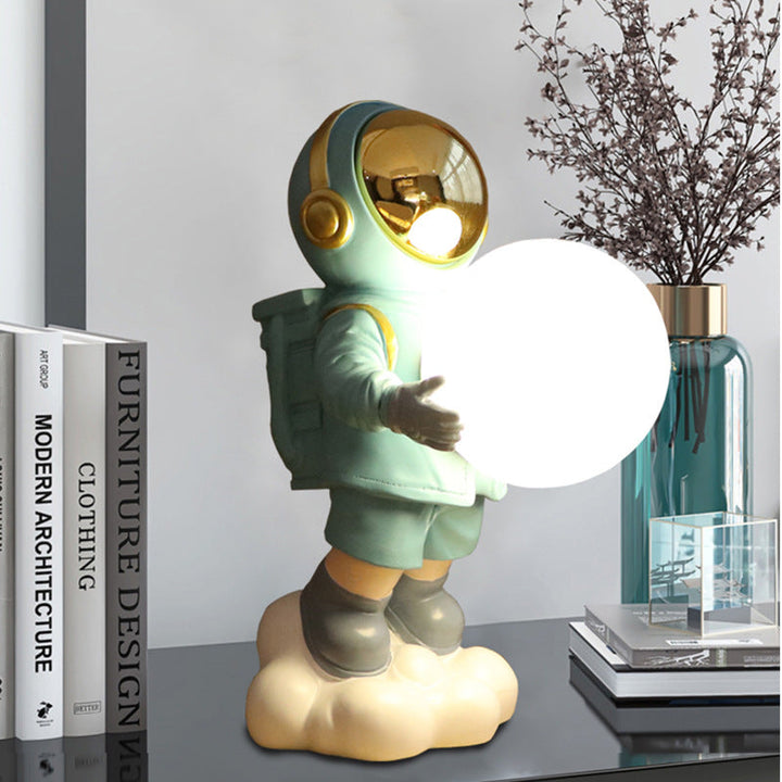 Contemporary Creative Astronaut PC Resin LED Table Lamp For Bedroom