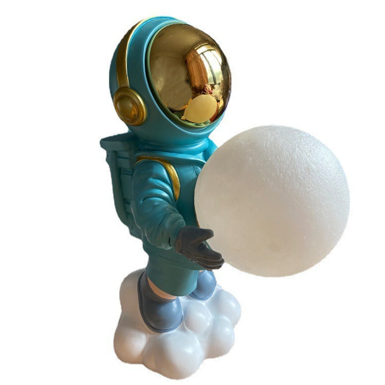 Contemporary Creative Astronaut PC Resin LED Table Lamp For Bedroom