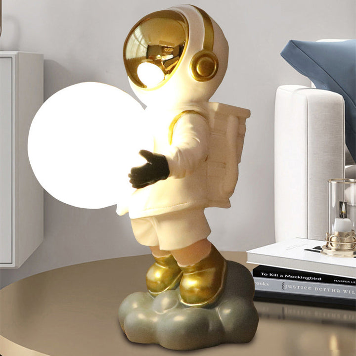 Contemporary Creative Astronaut PC Resin LED Table Lamp For Bedroom