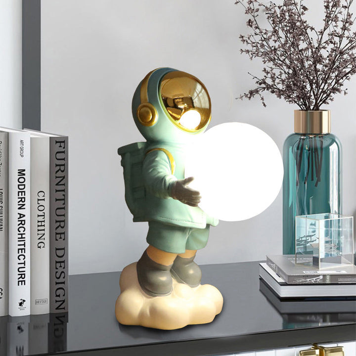 Contemporary Creative Astronaut PC Resin LED Table Lamp For Bedroom