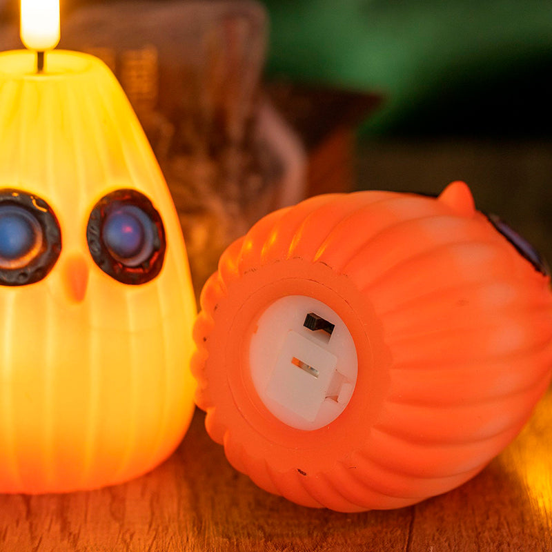 Contemporary Creative Halloween Owl PVC LED Kids Decorative Night Light For Bedroom