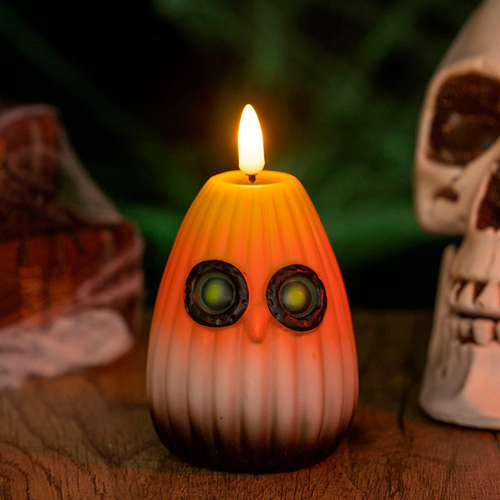 Contemporary Creative Halloween Owl PVC LED Kids Decorative Night Light For Bedroom
