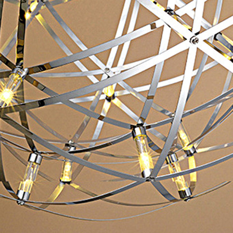 Contemporary Nordic Ball Dandelion Stainless Steel LED Pendant Light For Dining Room