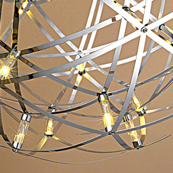 Contemporary Nordic Ball Dandelion Stainless Steel LED Pendant Light For Dining Room