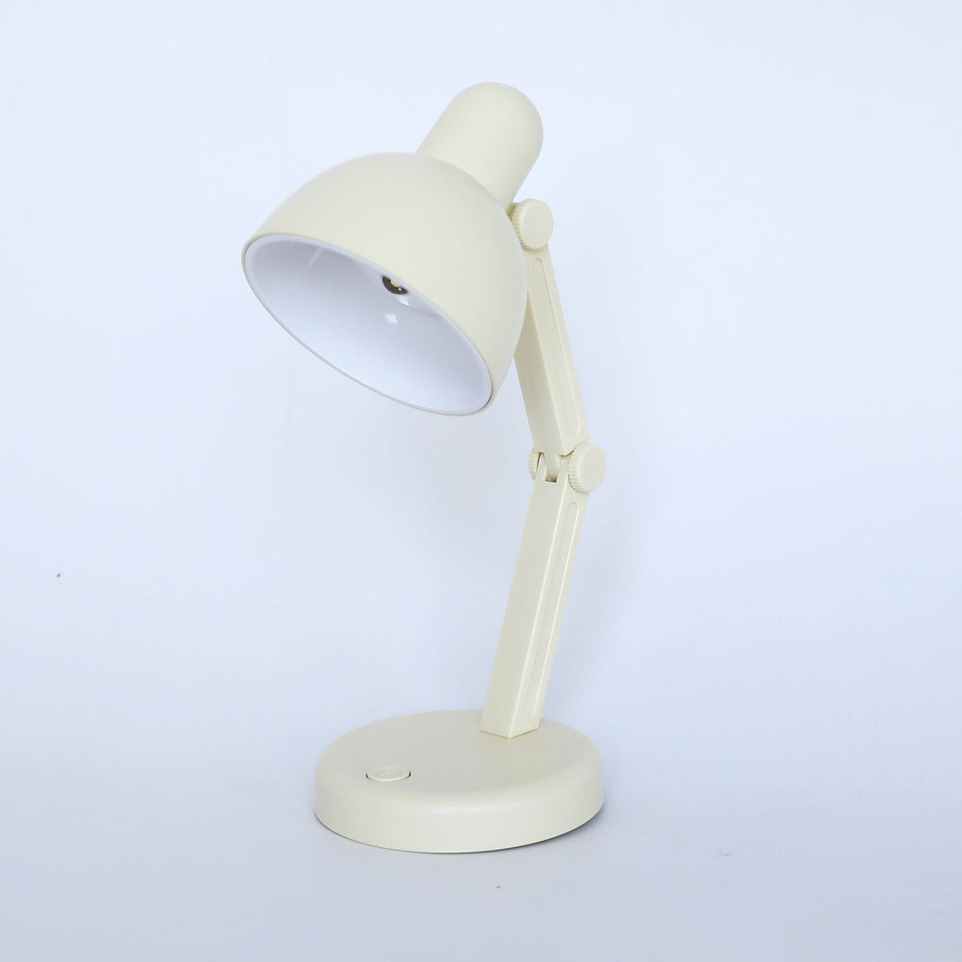 Modern Simplicity ABS Battery Foldable Round LED Desk Lamp For Study